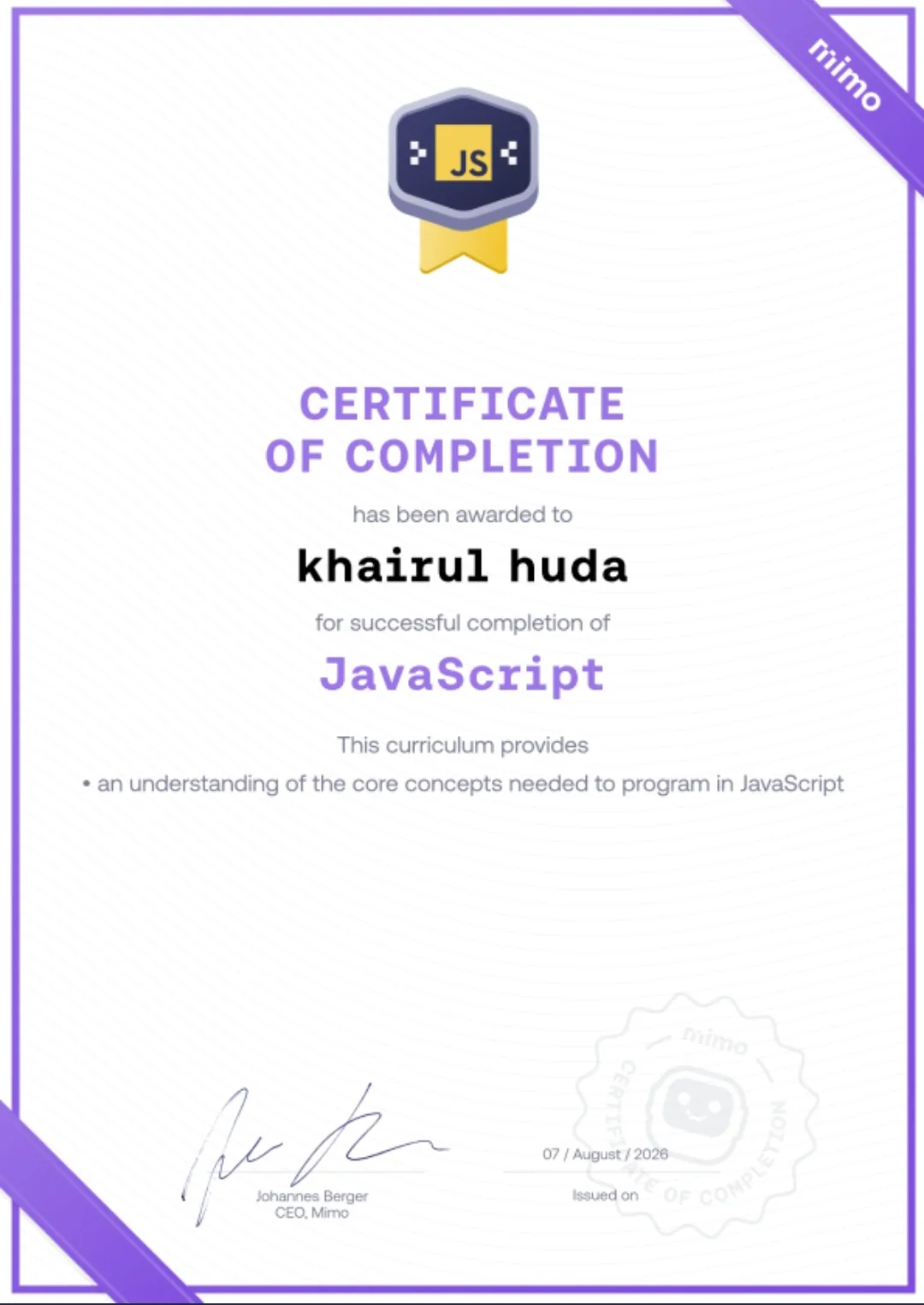 JavaScript